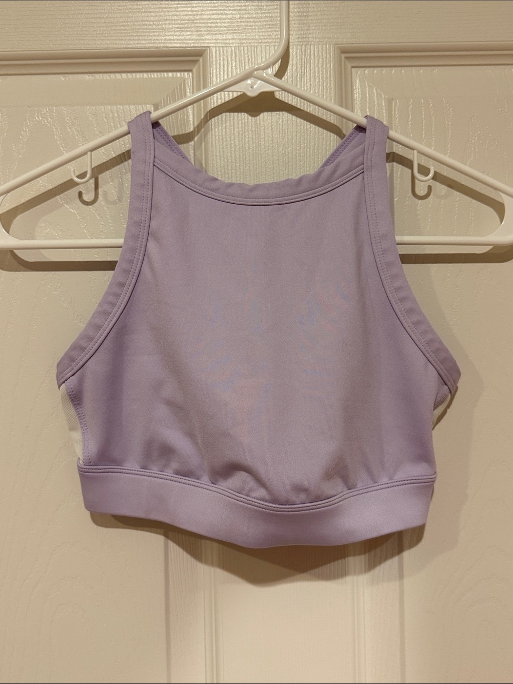 JoyLab Lilac High-Neck Crop Sports Bralette